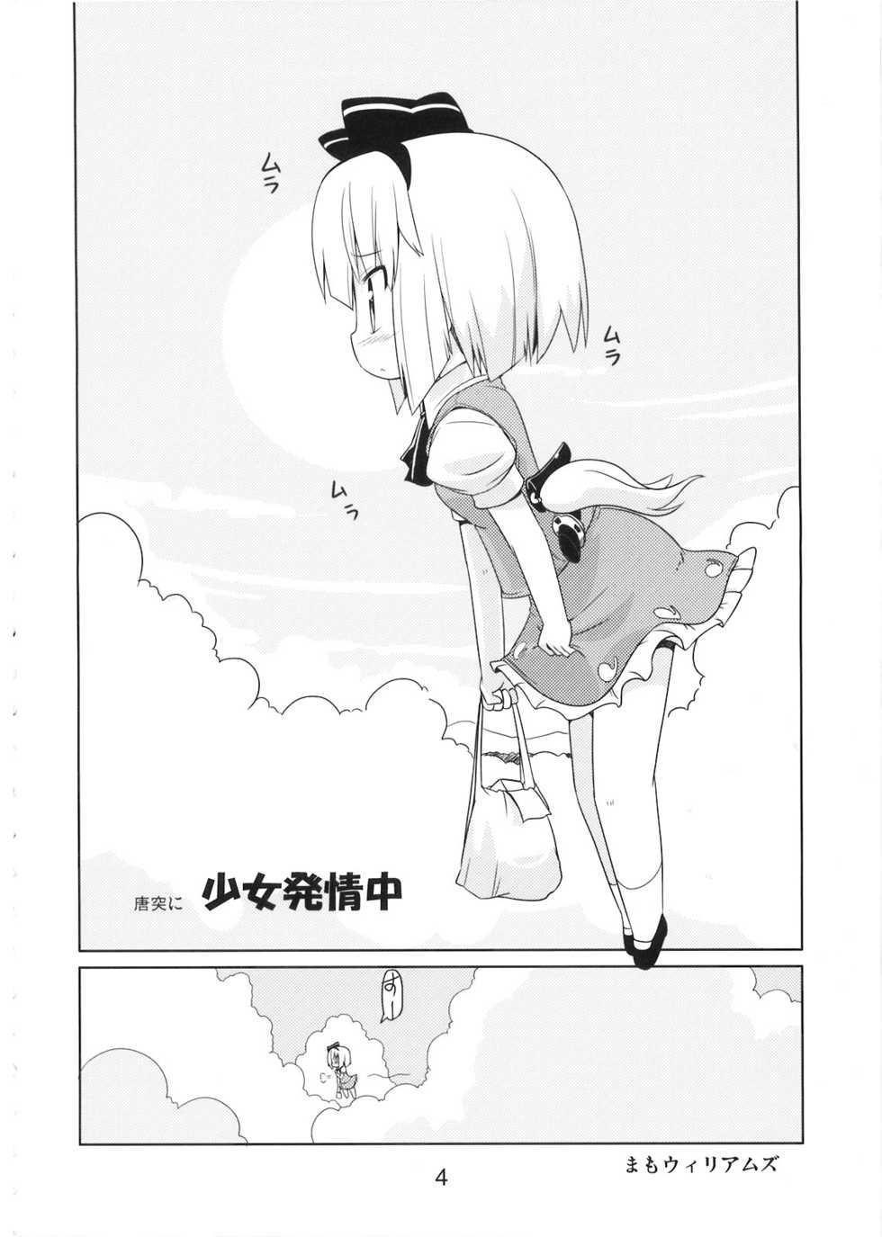 (Reitaisai 6) [Kazemichiya (Mamo Williams) & Ototoi no Are (hujikok)] Hanbun Ikiteru (Touhou Project) [2nd Edition 2009-03-26] - Page 5