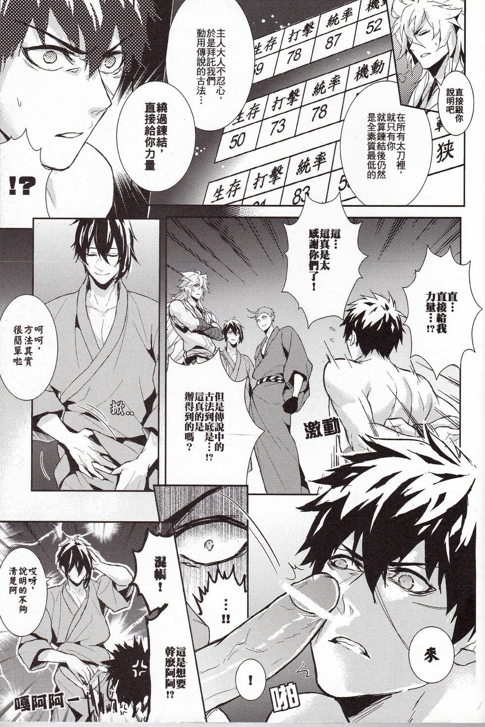 [Fuerzabruta (ZawarC)] TOKKUN! TOKKUN! (Touken Ranbu) [Chinese] - Page 18