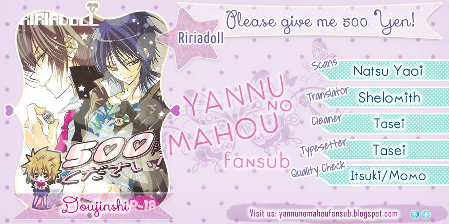 (C72) [RIRIADOLL (Takewakamaru)] 500 yen Kudasai! | Please Give me 500 yen! (Katekyo Hitman REBORN!) [English] [yannunomahou] - Page 28