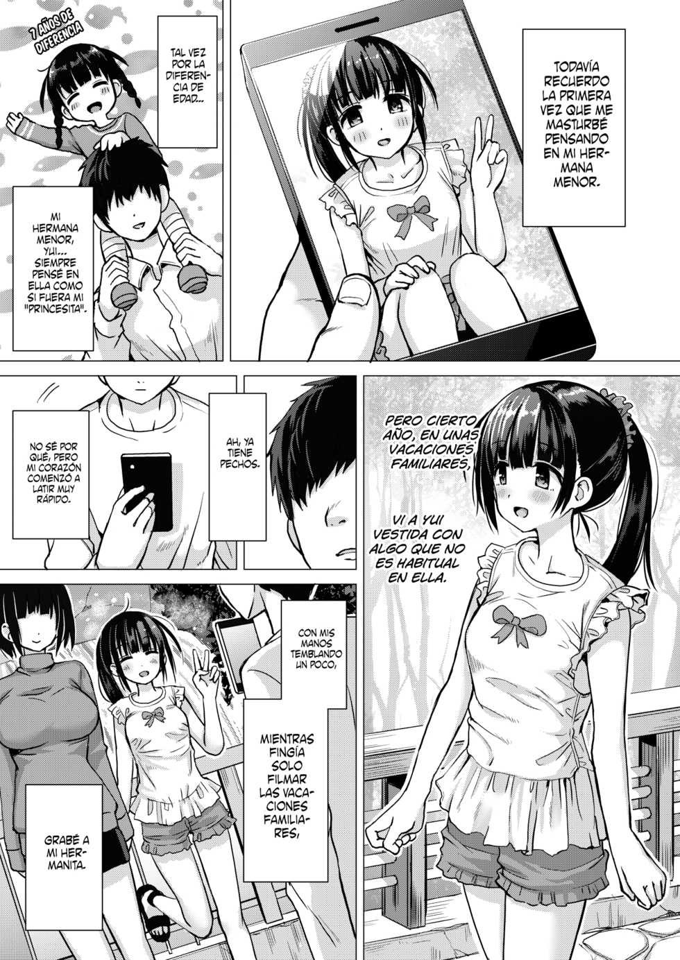 [Hotori Bocchi (Sakurazari Hotori)] Seisai-ryoku no Takai 7-tsu Shita no Imouto to Kisei Jijitsu o Tsukuru Hon [Spanish] [Hellsing Scans] [Digital] - Page 3