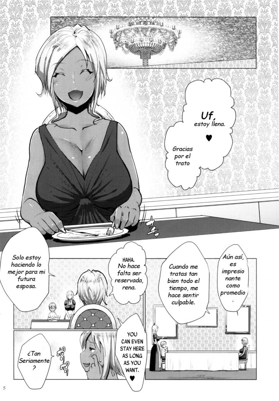 [Nanakagi Satoshi] Bocchama wa Kasshoku Gal to Seiso Maid o Haramasetai [Spanish] [Digital] - Page 33