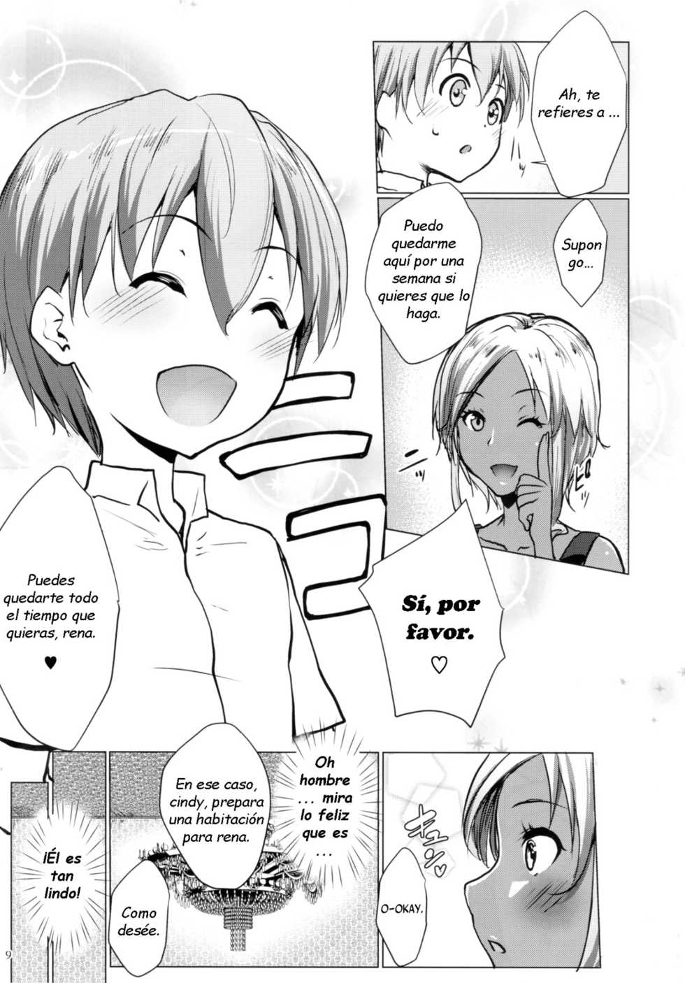 [Nanakagi Satoshi] Bocchama wa Kasshoku Gal to Seiso Maid o Haramasetai [Spanish] [Digital] - Page 37