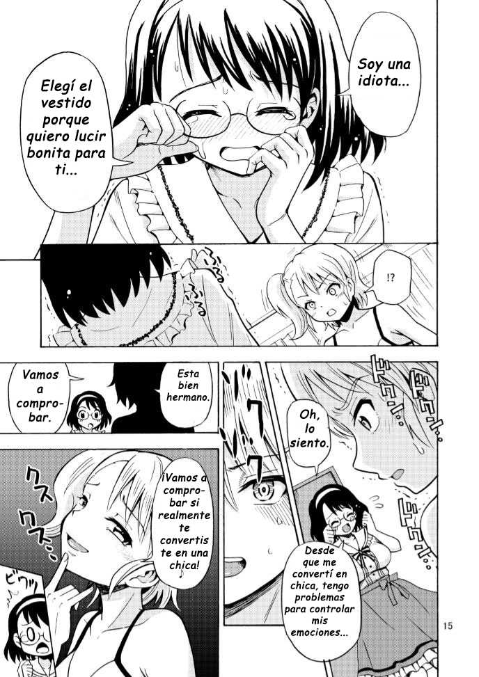 [Yoshida Gorou Shoukai (Yoshida Gorou)] Onnanoko ni Natta Onii-chan o Ijimenaide! [Spanish] [GenderBender Scans] [Digital] - Page 17
