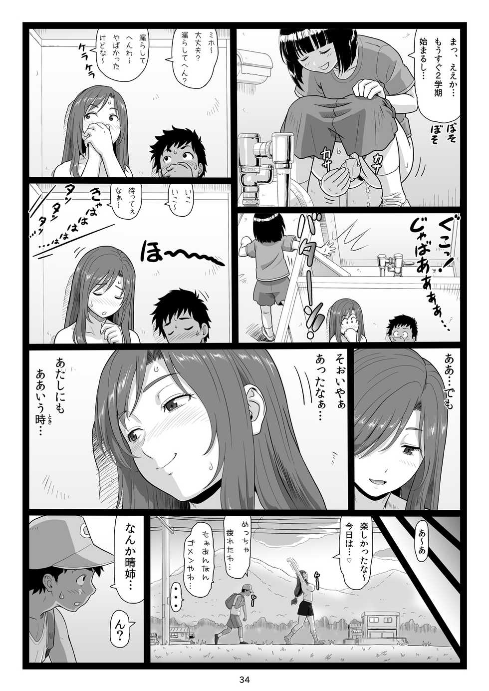 [Ohkura Bekkan (Ohkura Kazuya)] Natsuyasumi no Omoide Gekan [Digital] - Page 34