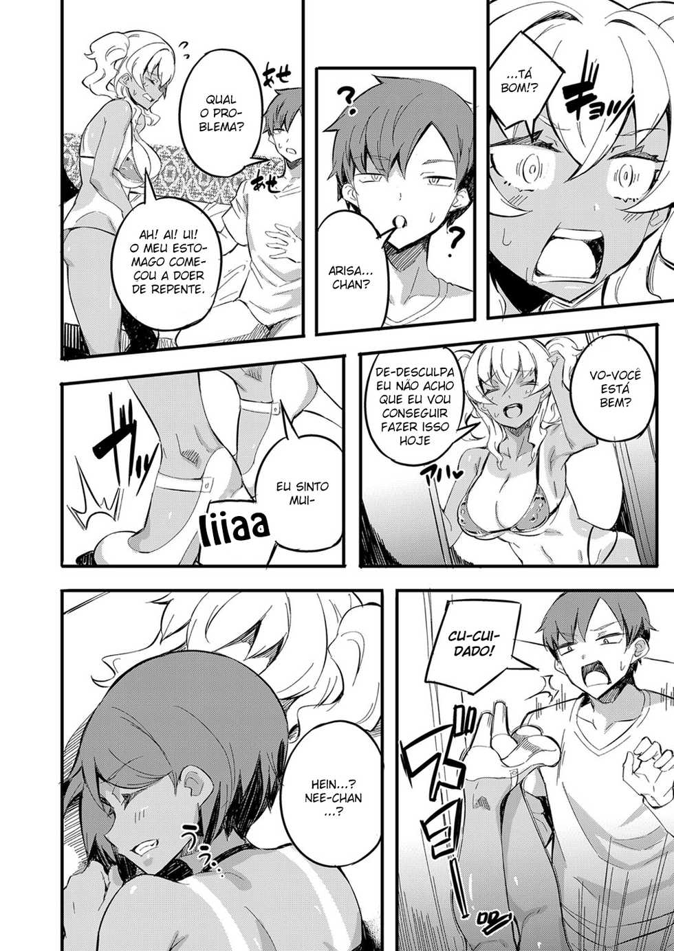 [Mocco] Hatsu Fuuzoku wa Aitsu to Battery ~Kyousei Skinship de Fukamari Sugiru Kankei~ (COMIC Grape Vol. 85) [Portuguese-BR] [Nonono Fansub] - Page 4