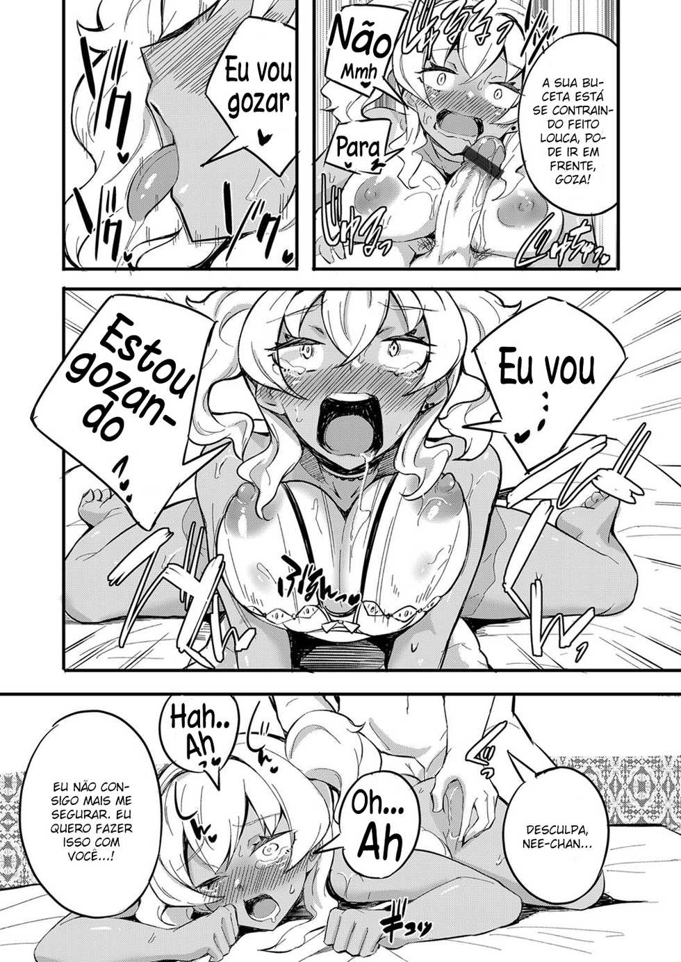 [Mocco] Hatsu Fuuzoku wa Aitsu to Battery ~Kyousei Skinship de Fukamari Sugiru Kankei~ (COMIC Grape Vol. 85) [Portuguese-BR] [Nonono Fansub] - Page 16