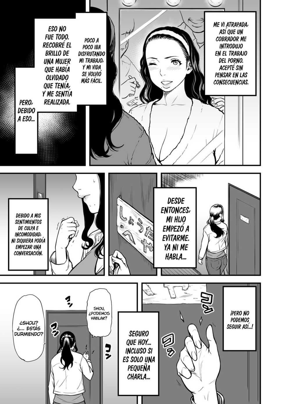 [Tsuzura Kuzukago] AV Joyuu no Kaa-san to Hikikomori no Boku ga Sex Suru You ni Natta Wake [Spanish] [BH][K.A. Works][JentaiM] [Digital] - Page 12