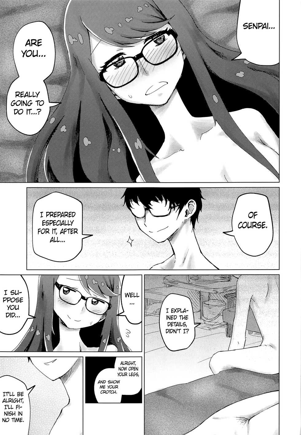 (COMIC1☆17) [Tomato Namaashi (Satou Iori)] Yoshizawa to Sugosu Yaneura no Gogo - Afternoon in the Attic with Yoshizawa (Persona 5) [English] =White Symphony= - Page 8