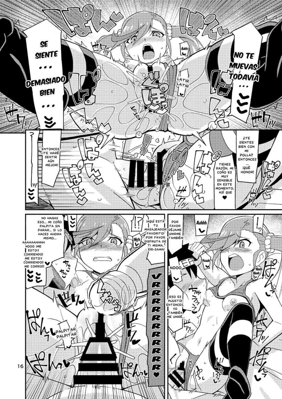 [4or5 Works (Chicago)] Eri-sama Dokkan Eigyouchuu | Eri-sama's Open For Business (Digimon Universe: Appli Monsters) [Spanish] [Traducciones Muy Lentas] [Digital] - Page 15