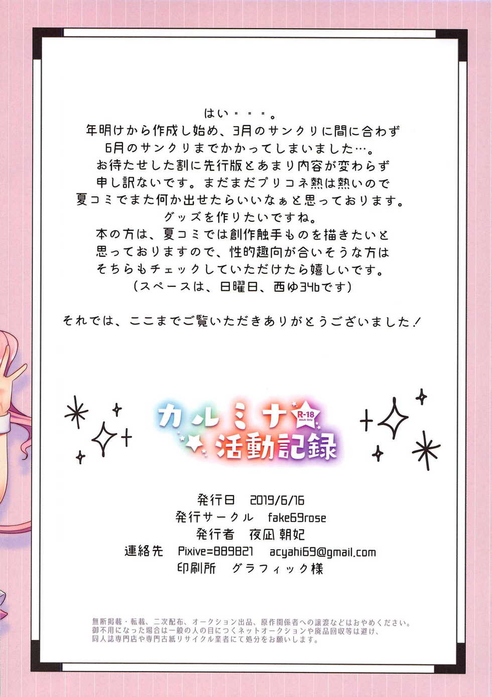 (SC2019 Summer) [fake69rose (Yanagi Asahi)] Carmina Katsudou Kiroku - CARMINA Activity record (Princess Connect! Re:Dive) [Chinese] [不咕鸟汉化组] - Page 13