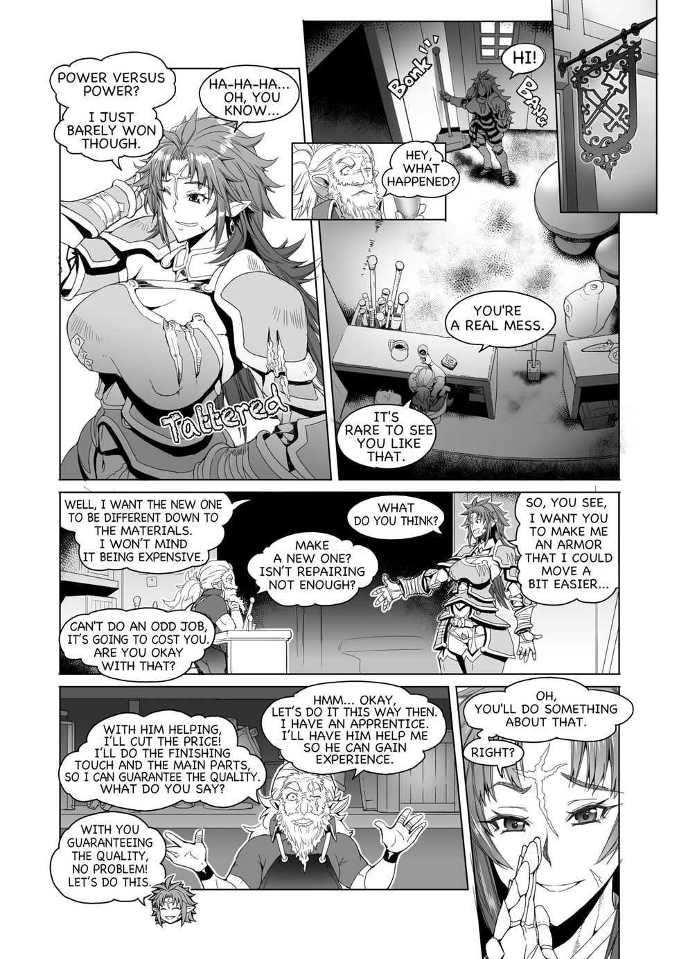 [Asaki Blog Branch Office (Asaki Takayuki)] hiiro no tui to muku no miya | Dora the Readhead [English] {2d-market.com} [Decensored] [Digital] - Page 3