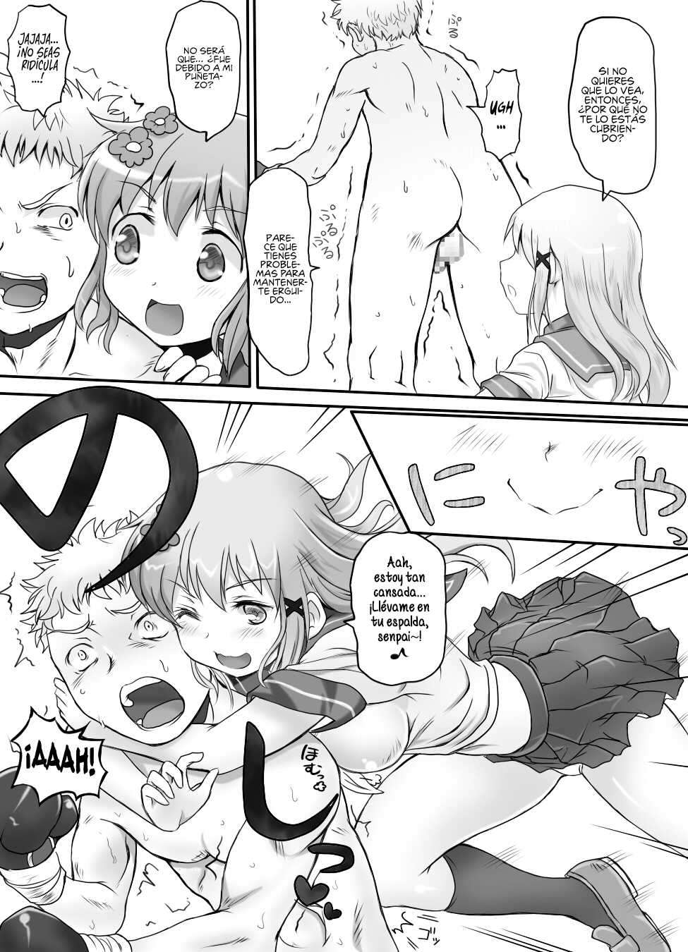 [Mitsunoho] Naburi Tokidoki Shasei ~Kouhai no Joshi ni Makete Shasei Saserareta Ore~ [Spanish] [Bephomitz] [Digital] - Page 19