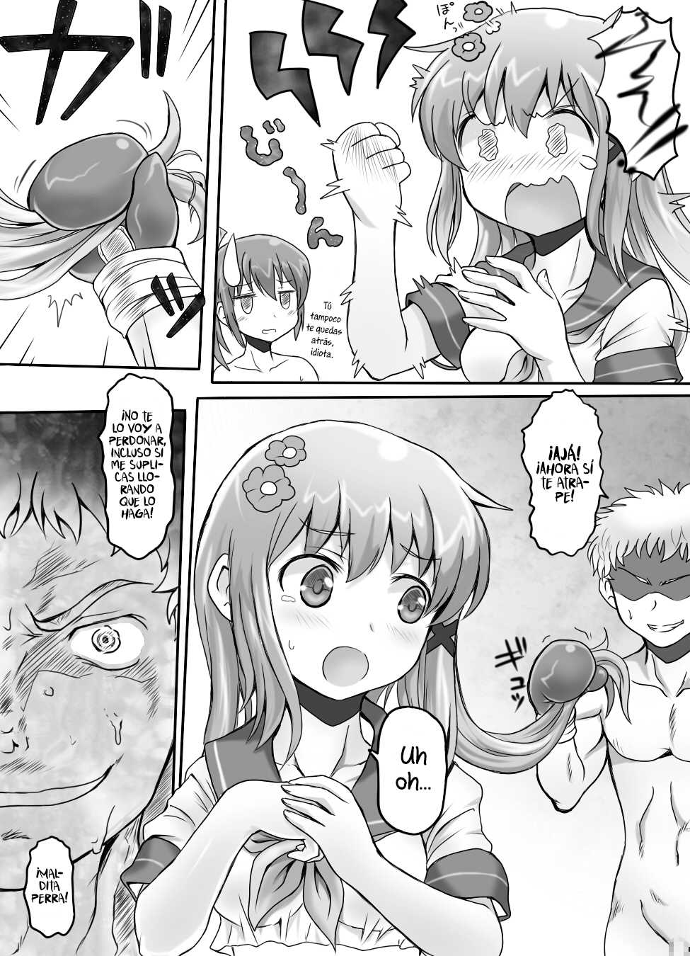 [Mitsunoho] Naburi Tokidoki Shasei ~Kouhai no Joshi ni Makete Shasei Saserareta Ore~ [Spanish] [Bephomitz] [Digital] - Page 27