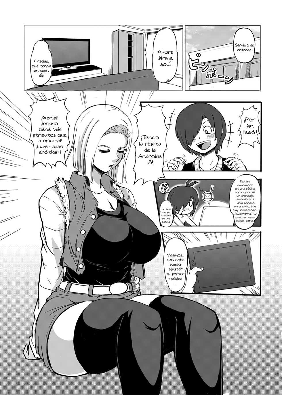 [Shachihokoya (3huro)] 18-gou o Shuuchishin Zero ni Shite Yarimakurimashita  (Dragon Ball Z) [Spanish] {Lanerte} [Digital] - Page 2
