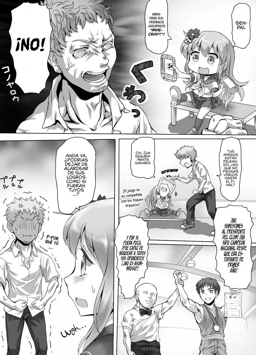[Mitsunoho] Naburi Tokidoki Shasei zo Ku~tsu!! ~Onna ni Makerutte Donna Kimochidesu ka~ [Spanish] [Bephomitz] - Page 10