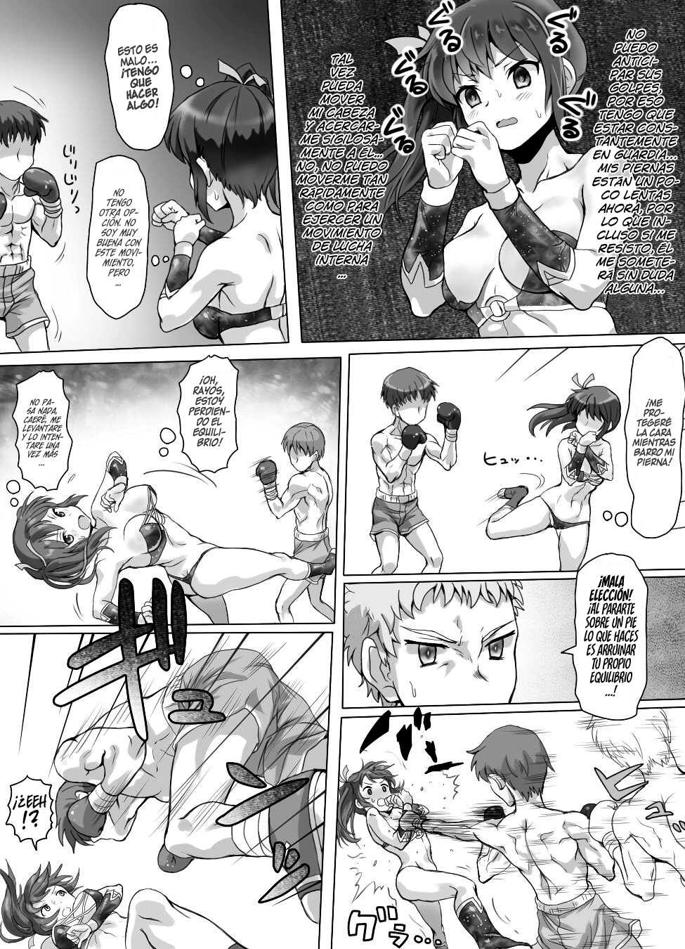 [Mitsunoho] Naburi Tokidoki Shasei zo Ku~tsu!! ~Onna ni Makerutte Donna Kimochidesu ka~ [Spanish] [Bephomitz] - Page 17