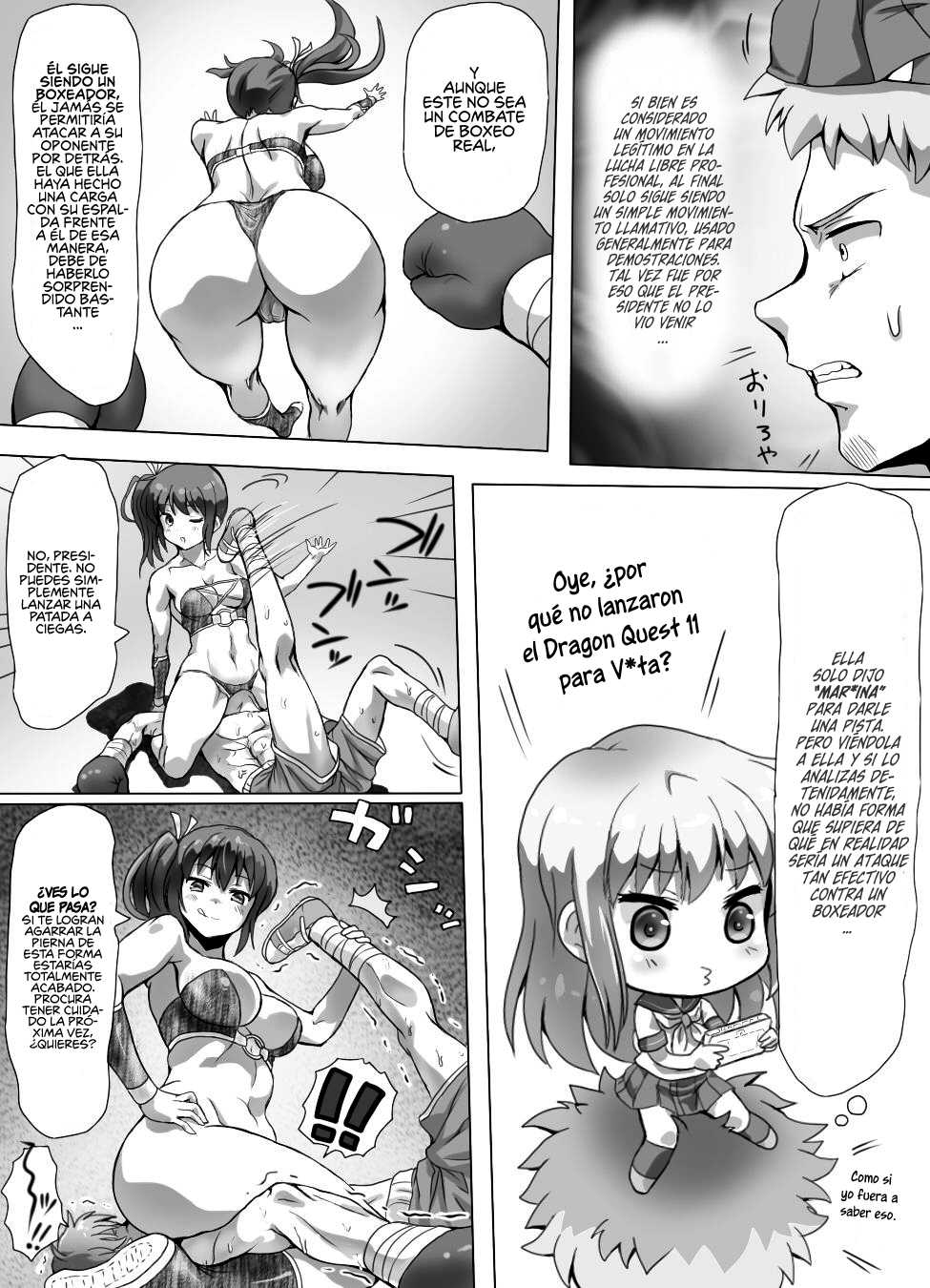 [Mitsunoho] Naburi Tokidoki Shasei zo Ku~tsu!! ~Onna ni Makerutte Donna Kimochidesu ka~ [Spanish] [Bephomitz] - Page 25