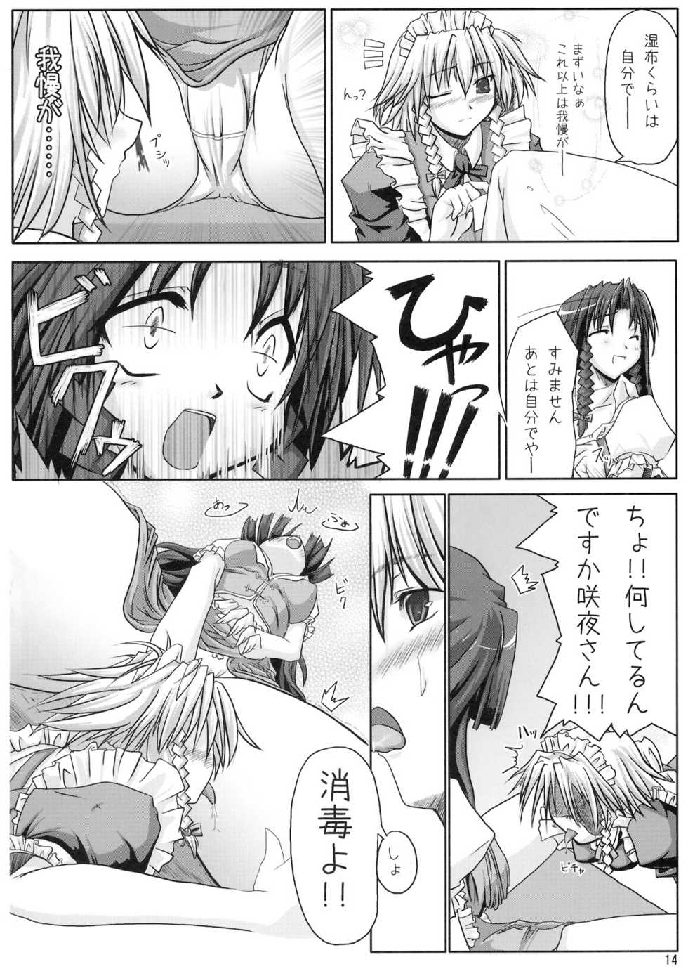 (Reitaisai 3) [Pigeon Blood (Various)] Four of a Kind (Touhou Project) - Page 14