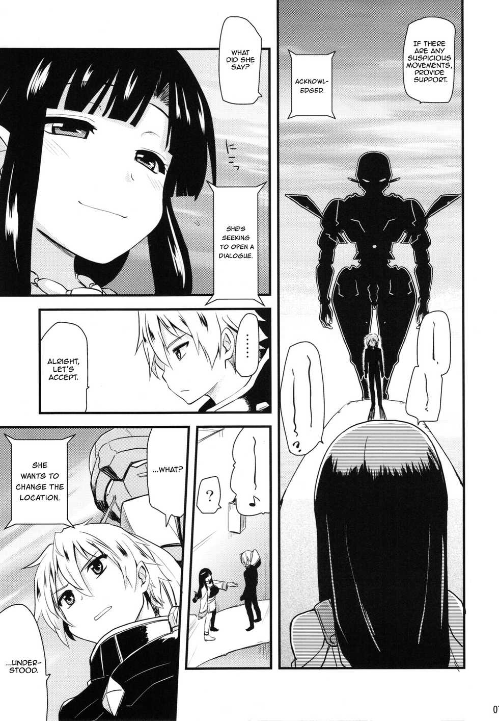 (COMIC1☆7) [Shin Hijiridou Honpo (Hijiri Tsukasa)] Oppai Tokushi | Special Tit Envoy (Suisei no Gargantia) [English] [EHCOVE] - Page 7