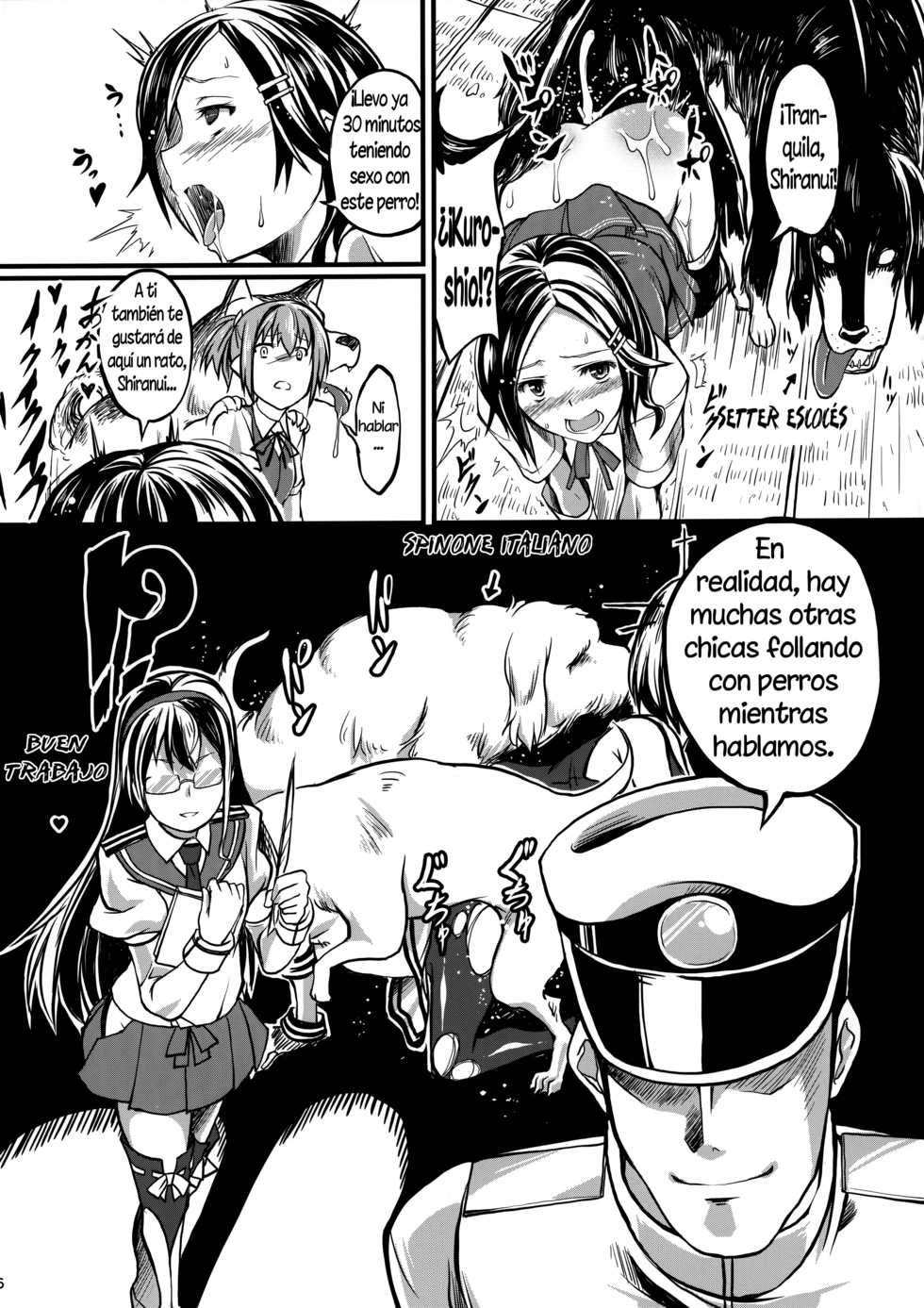 (SC61) [Zensoku Rider (Tenzen Miyabi)] Juukan Collection (Kantai Collection -KanColle-) [Spanish] - Page 5
