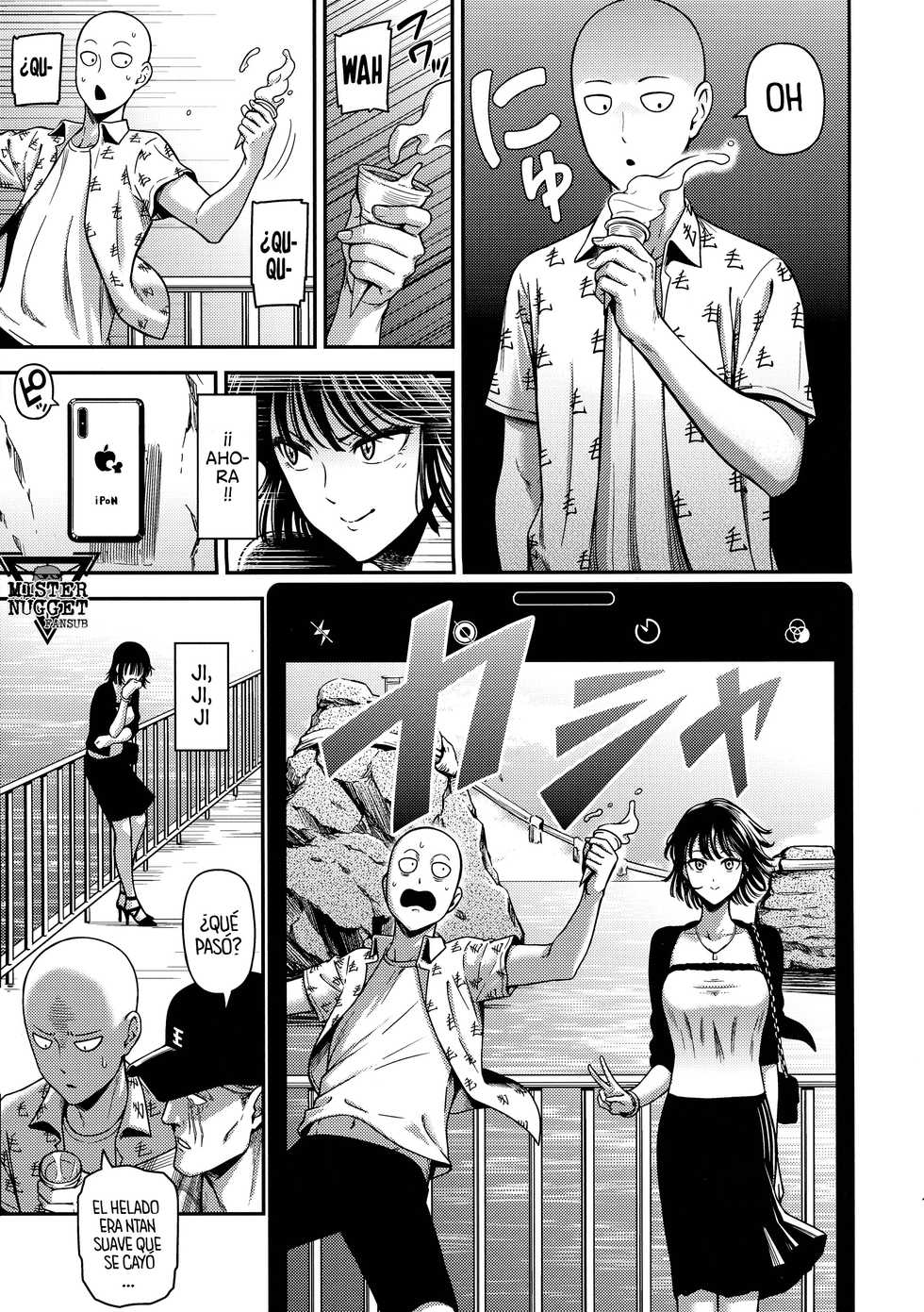 (C96) [Kiyosumi Hurricane (Kiyosumi Hurricane)] ONE-HURRICANE Bangaihen (One Punch Man) [Spanish] [Mister Nugget] - Page 15