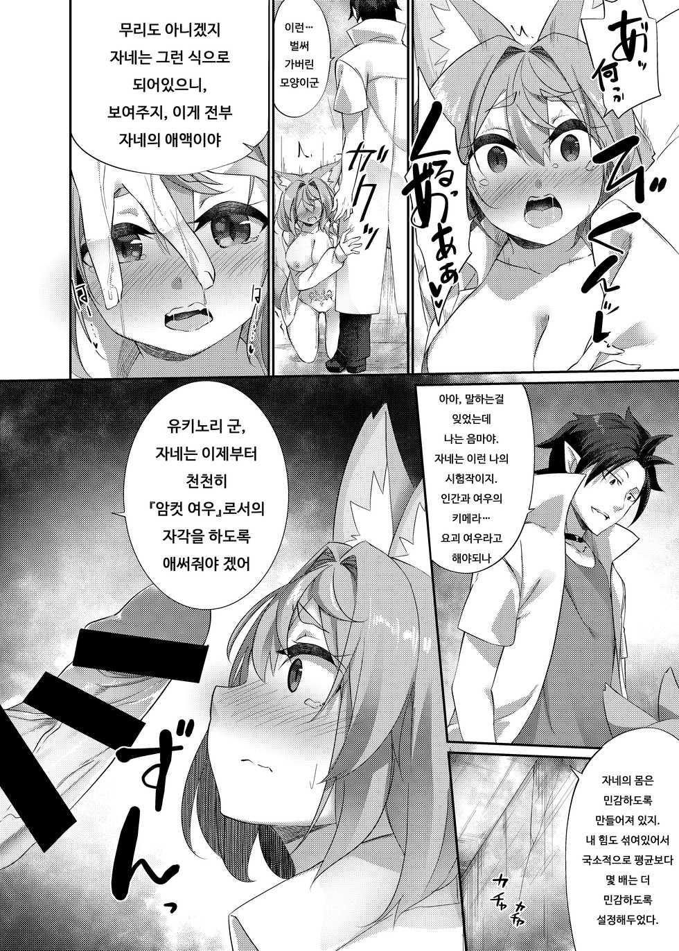 [Kanmuri] Megitune Hatching | 암컷 여우 Hatching [Korean] - Page 7