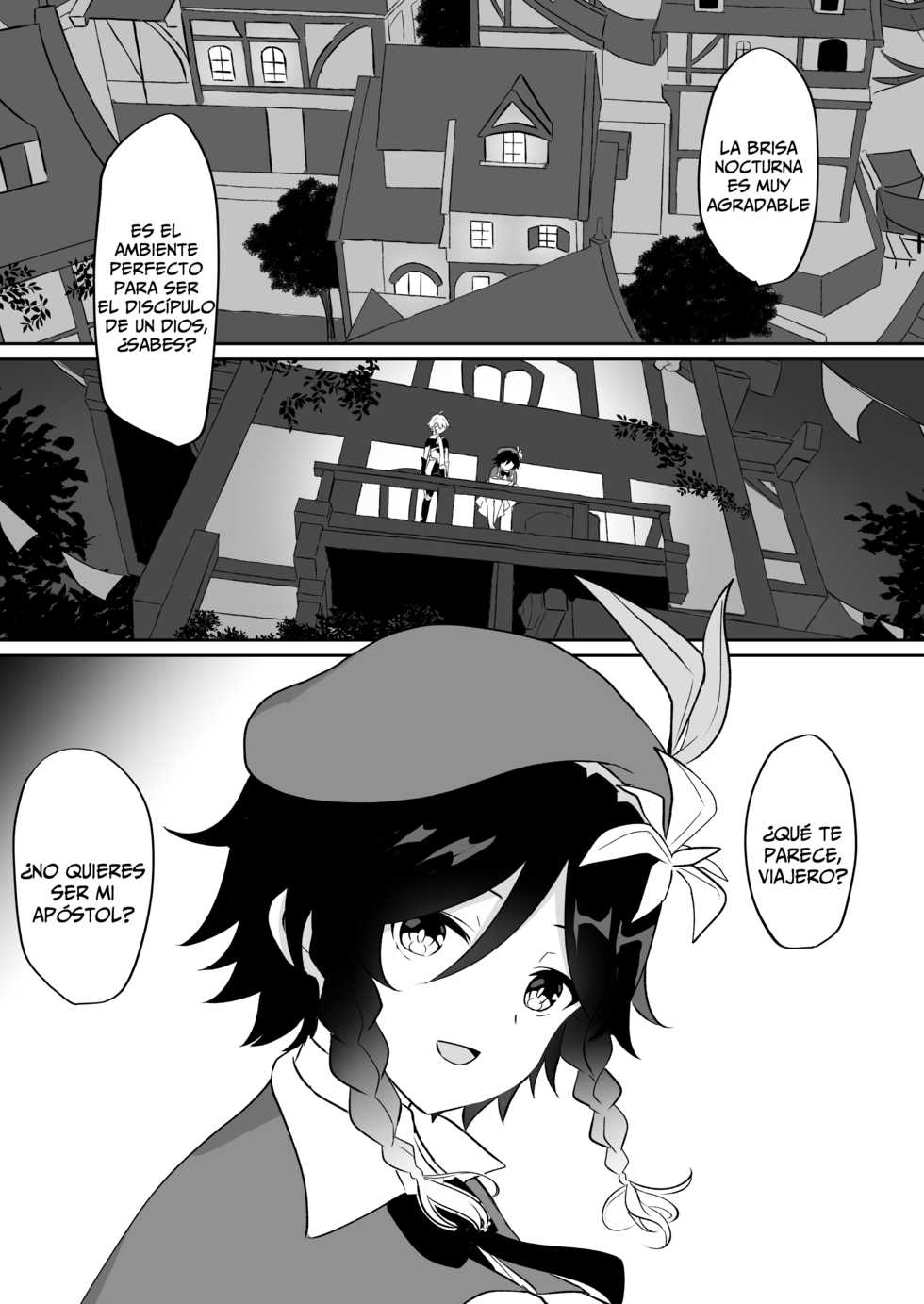 [Takama] Barbatos-sama no Shito ni Narimasu | ¡Me convertiré en un apóstol de Barbatos-sama! (Genshin Impact) [Spanish] [Lanerte] - Page 3