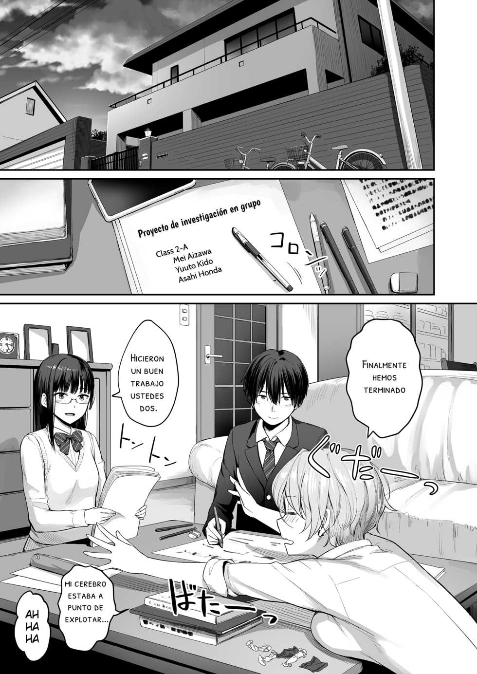 [Misaki (Benimura Karu)] Boku dake ga Sex Dekinai Ie | I‘m the Only One That Can’t Get Laid in This House [Spanish] - Page 2