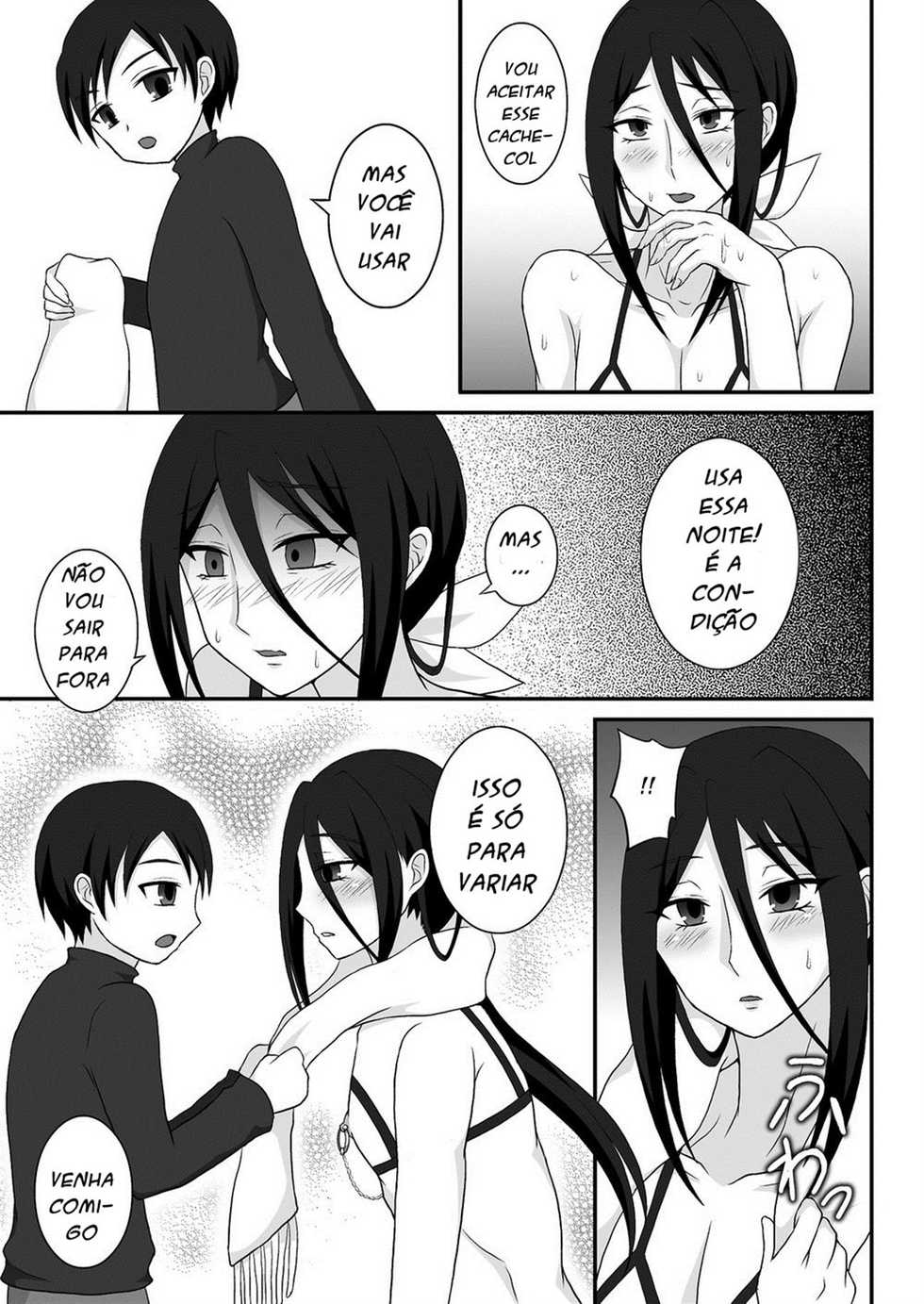 [Shikkoku no Hekireki (EGAMI)] Hikikomori Onee-chan Yagai Choukyou [Portuguese-BR] [Digital] - Page 6