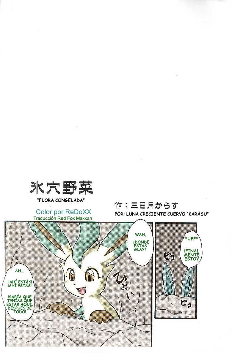 (C74) [Mikaduki Karasu] Hyouketsu-Yasai | Flora Congelada (Pokémon) [Spanish] [Red Fox Makkan] [Colorized] - Page 2