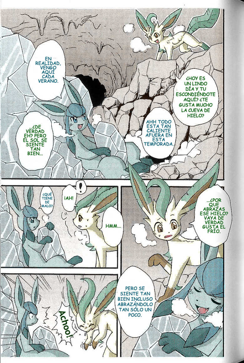 (C74) [Mikaduki Karasu] Hyouketsu-Yasai | Flora Congelada (Pokémon) [Spanish] [Red Fox Makkan] [Colorized] - Page 3