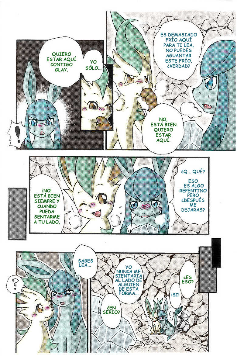 (C74) [Mikaduki Karasu] Hyouketsu-Yasai | Flora Congelada (Pokémon) [Spanish] [Red Fox Makkan] [Colorized] - Page 4