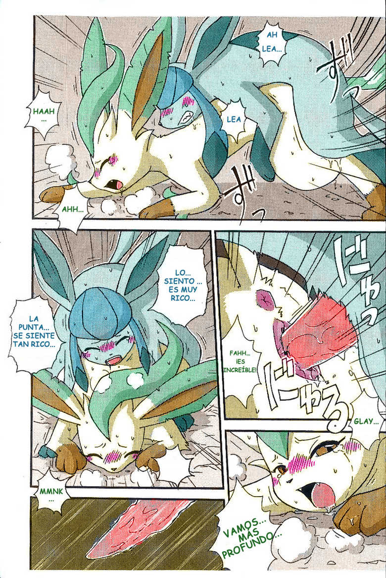 (C74) [Mikaduki Karasu] Hyouketsu-Yasai | Flora Congelada (Pokémon) [Spanish] [Red Fox Makkan] [Colorized] - Page 8