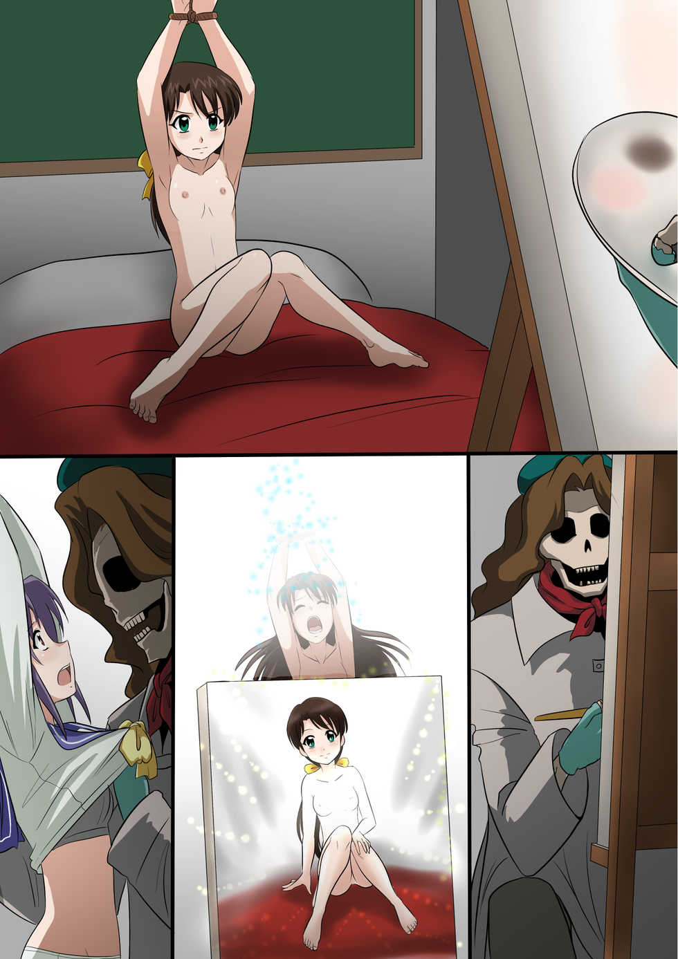 [Shinenkan (Shizuki Shuuya, Toki)] Kaiga Fuuin no Hanashi (Gakkou no Kaidan) - Page 9