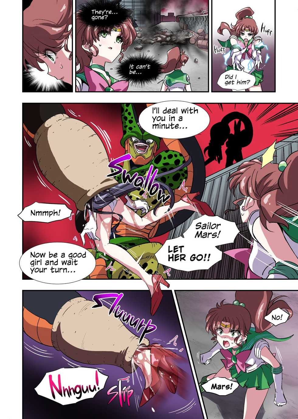 [Ameiro Biscuit (Susuanpan)] Cell no Esa Ext. Sangetsuhen | Cell's Perfect Meal: Sailor Moon V (Bishoujo Senshi Sailor Moon, Dragon Ball Z) [English] - Page 13