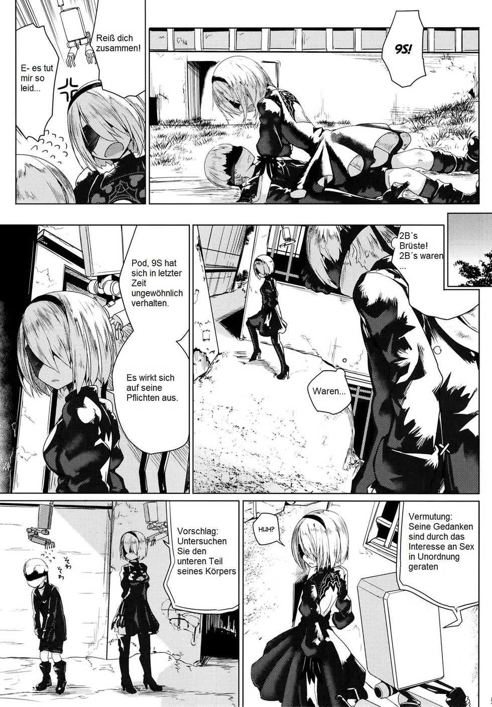 [Illumination. (Ogadenmon)] Android no Ecchi na Yatsu | Horny Androids (NieR:Automata) [German] [Digital] - Page 6