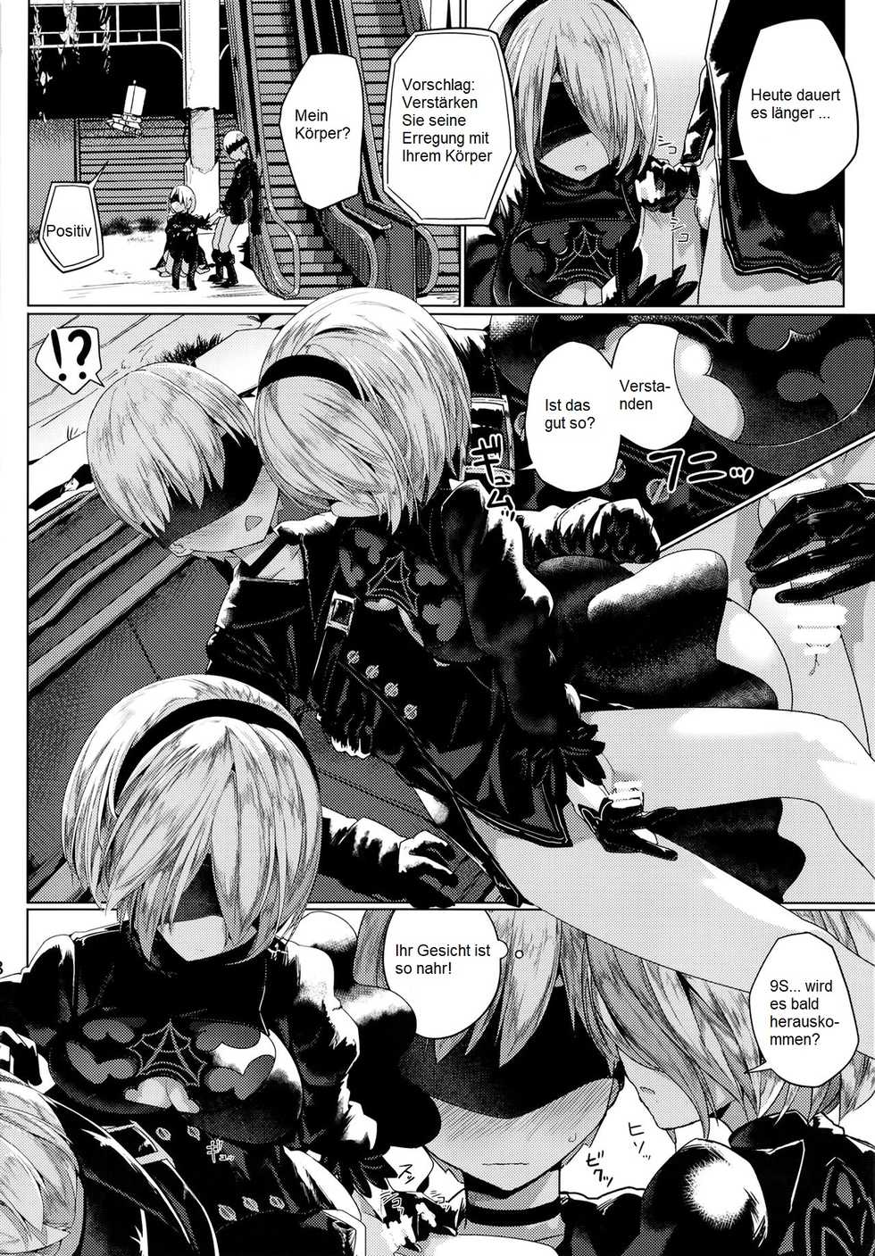 [Illumination. (Ogadenmon)] Android no Ecchi na Yatsu | Horny Androids (NieR:Automata) [German] [Digital] - Page 9