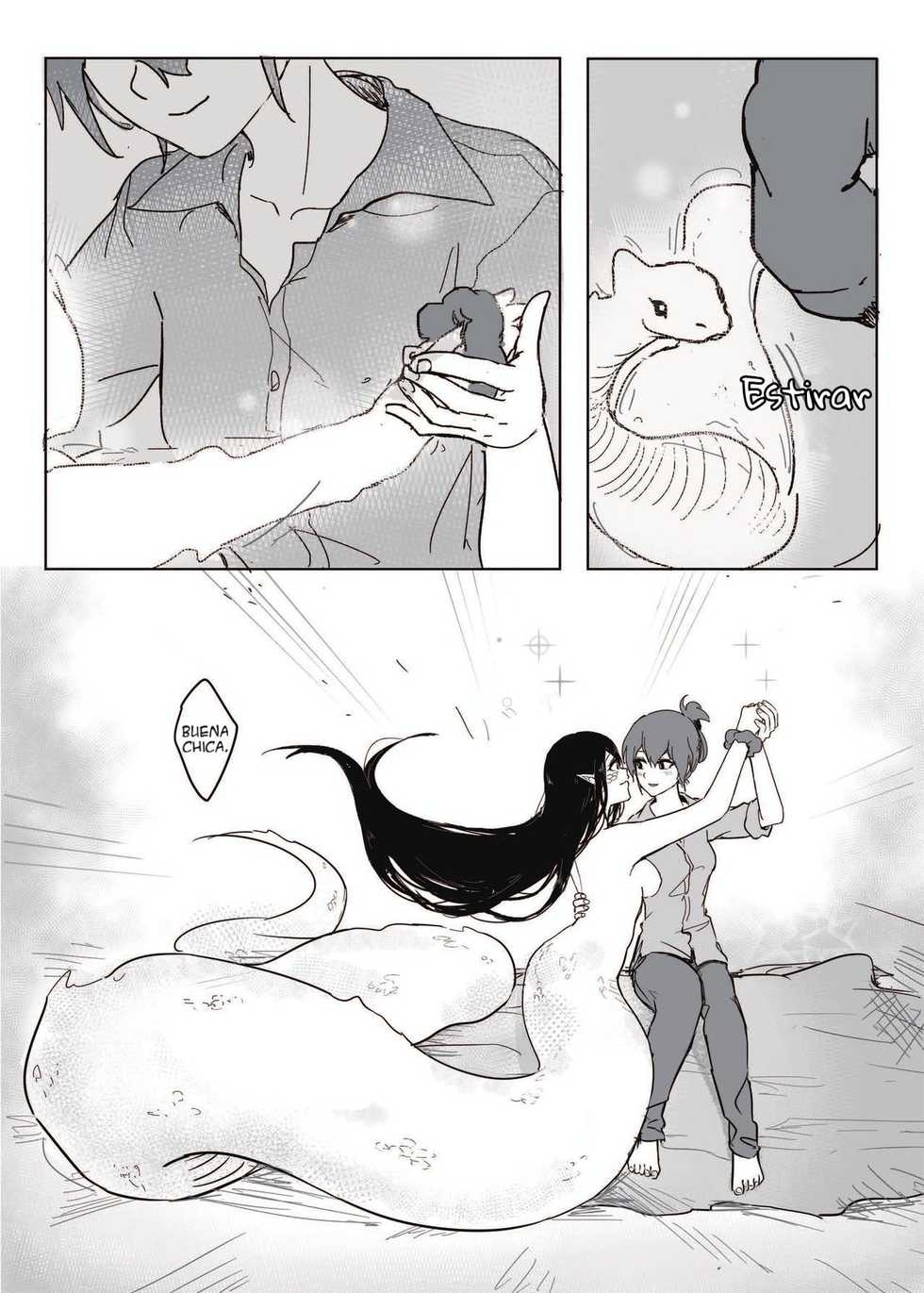 [Kudamonoichizu (Muzi)] How to SEX with Snake Girl | Como tener sexo con una chica serpiente [Spanish] [Digital] - Page 7