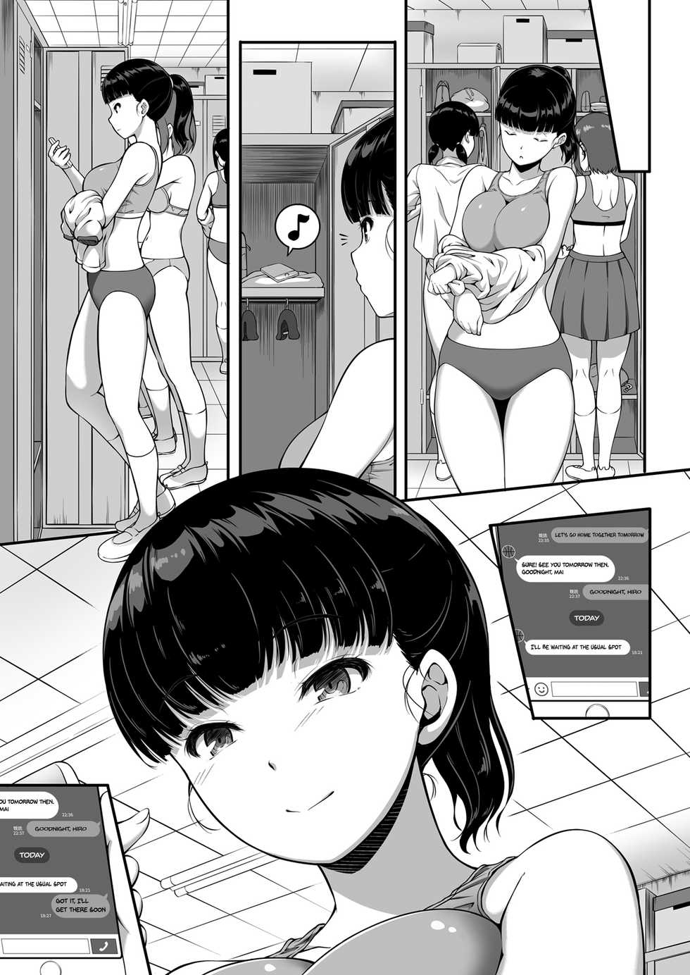 [A-Lucky Murashige no Ran (A-Lucky Murashige)] Joshi Volley-bu JK, Netorareru. | Girl's Volleyball Club, Schoolgirl NTR [English] {Doujins.com} [Digital] - Page 6
