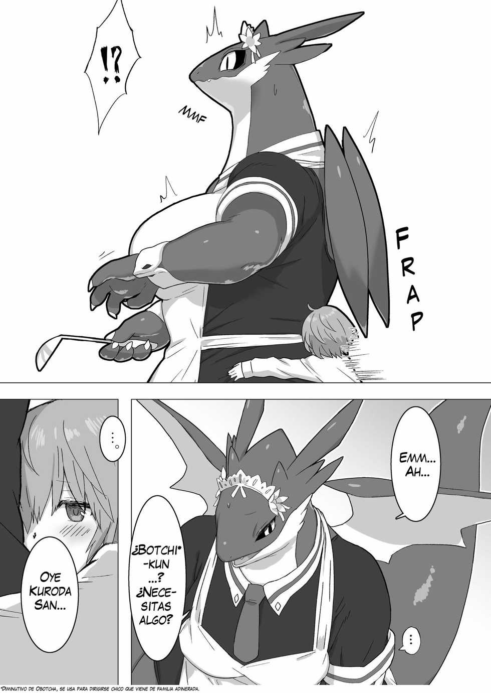 [Bungalow (WKAR)] THE LUSTY DRAGON MAID | La Lujuriosa Doncella Drágon [Spanish] [Red Fox Makkan] [Decensored] [Digital] - Page 3