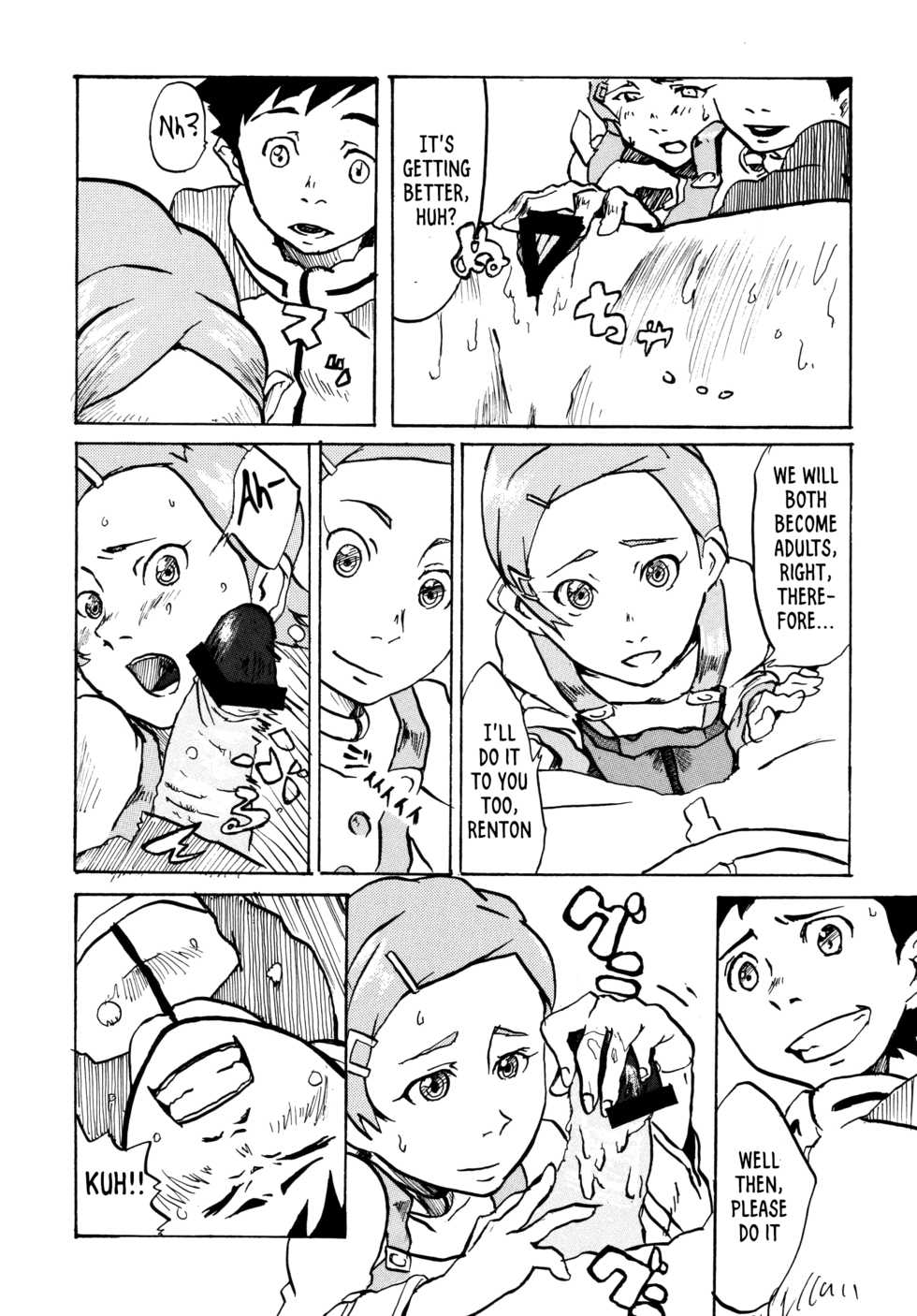 (CT6) [Black Hole Bakudan (Chaba Infinity)] Gekkou Tsuushin Ichi (Eureka Seven) [English] - Page 12