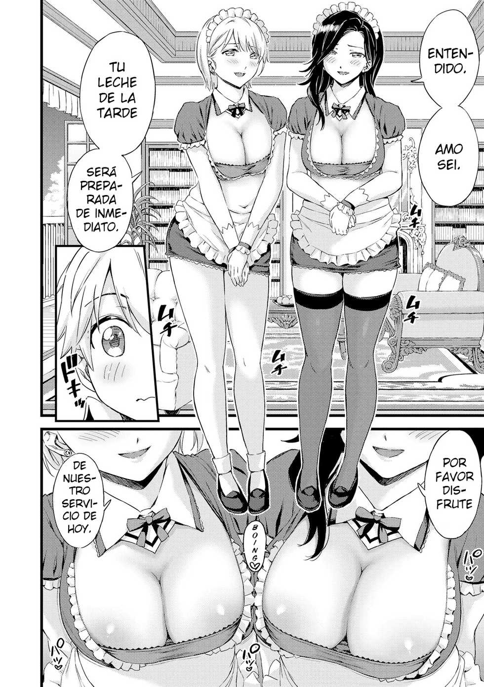 [Higashino Mikan] Bocchama wa Oppai Milk de Otawamure | El juego de leche materna con el amo (Oppai na Natsuyasumi) [Spanish] [Cark-san] [Digital] - Page 2