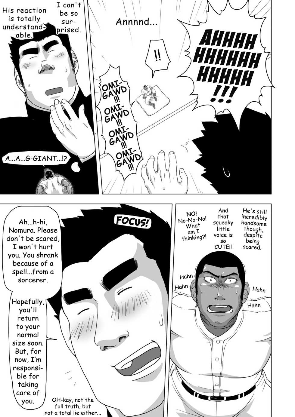 [Gakuranman (Chijimetaro)] Yakyuubu no Senpai ga Sukisugite | Too Cute and Tiny, my Nomura [English] [Decensored] [Digital] - Page 15