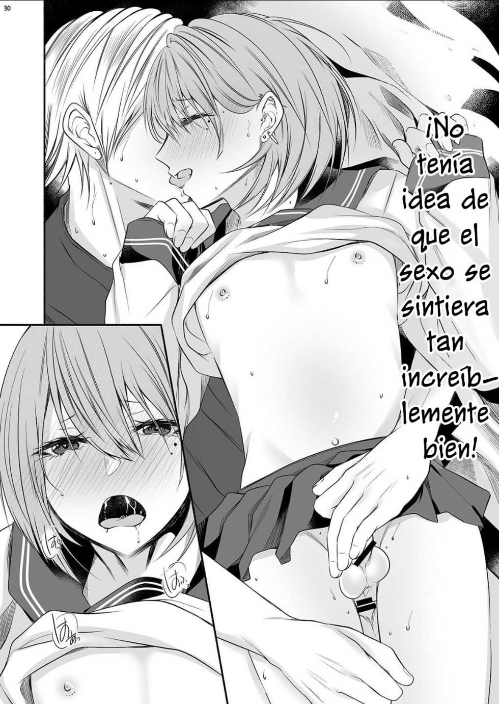 [Kaochuu Kingdom (Sisei)] Tonari no Class no Bishoujo-kun [Spanish] [TrapFansub] [Digital] - Page 29