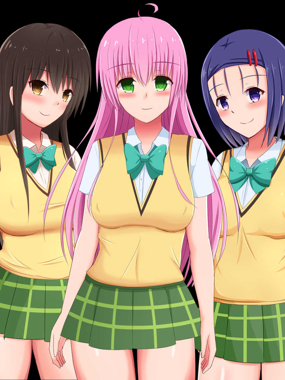 [Sazameki Dori (Sazameki)] YariCir Debut shita To LOVE-Ru Bitch Sannin Musume no Kiroku (To LOVE-Ru) - Page 8