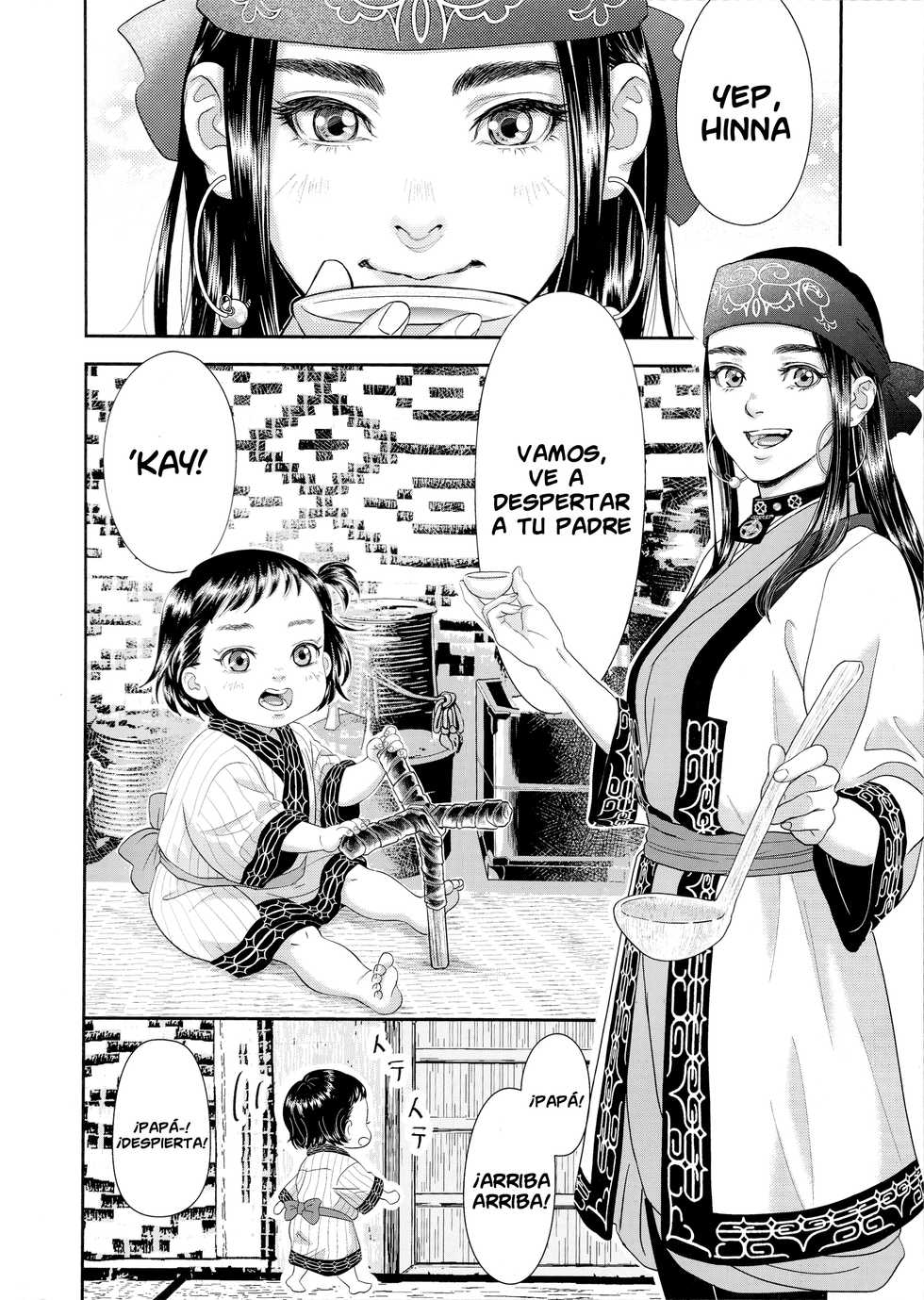 (Chou Kogane Angou 2019) [mp. (mp)] Sugimoto Ikka | Sugimoto's Household (Golden Kamuy) [Spanish] [Lanerte] - Page 4