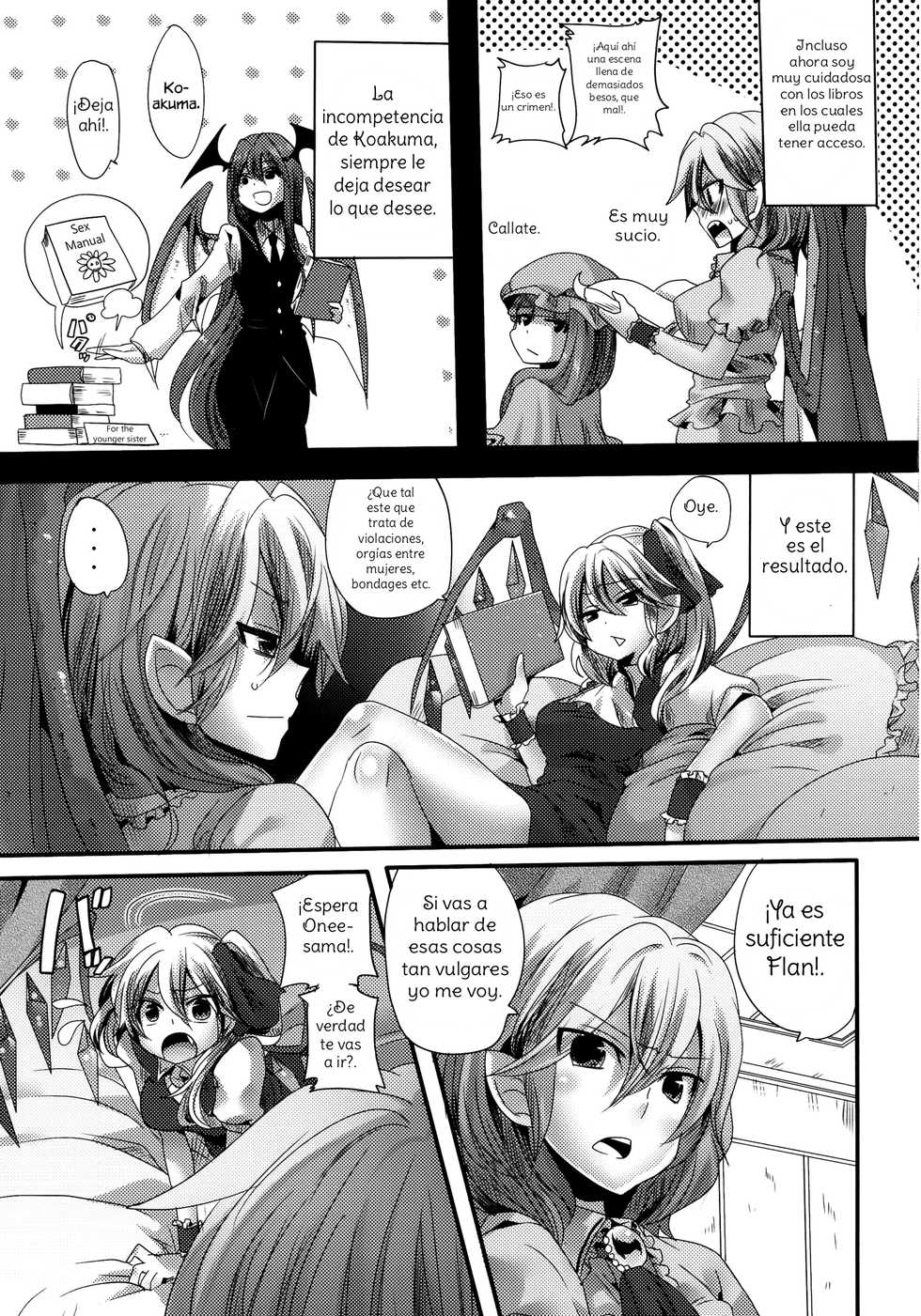 (C79) [DOUMOU (Doumou)] Otonaka FlaRemi Hon | Flan and Remi's Coming of Age Book (Touhou Project) [Spanish] [Amaterasu] - Page 7
