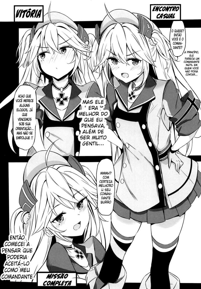 (COMIC1☆14) [Toratepotto (Tetora)] Hipper to H ga Shitai (Azur Lane) [Portuguese-BR] - Page 2