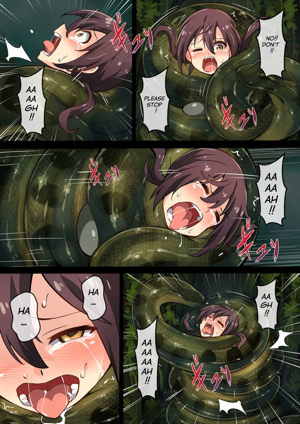 [Mist Night (Co_Ma)] Hell of Swallowed [Barkhorn Vs Anaconda] (Strike Witches) [English] - Page 8