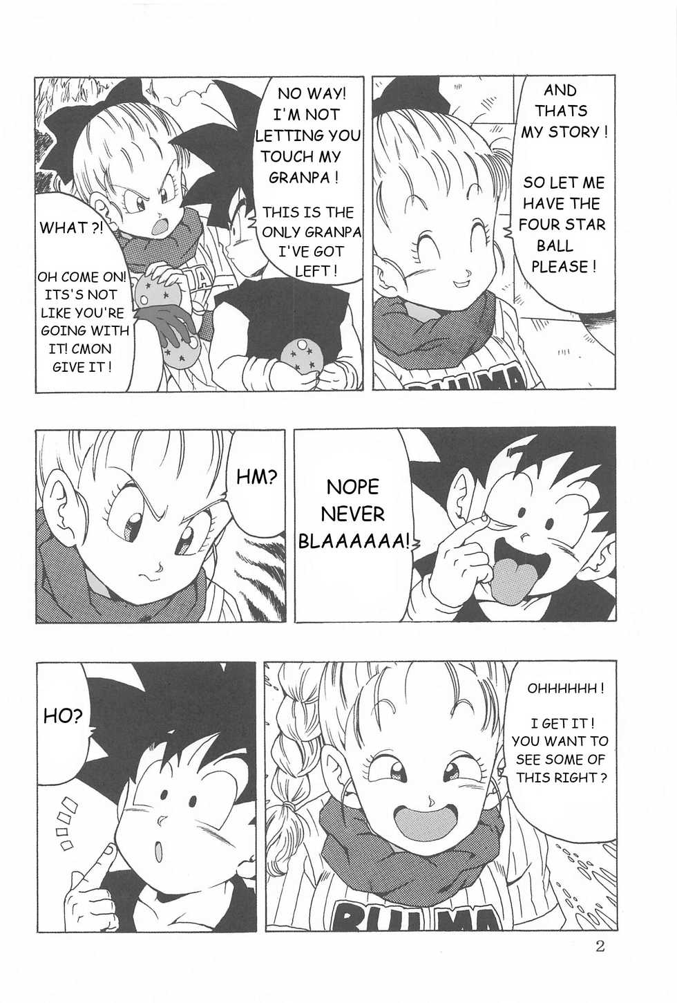[Monkees (YoungJiJii)] Bulma no Saikyou e no Michi (Dragon Ball) [English] - Page 2
